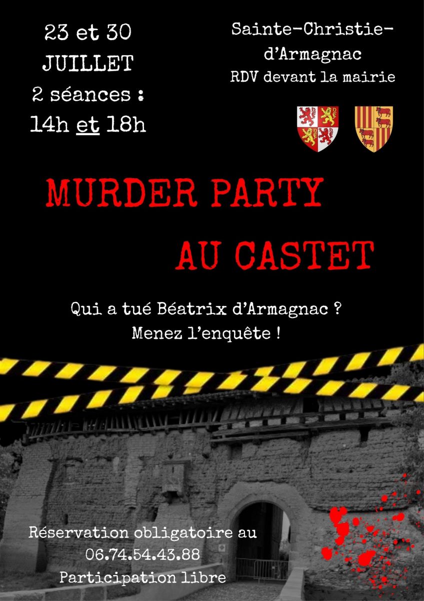 Murder party au Castet