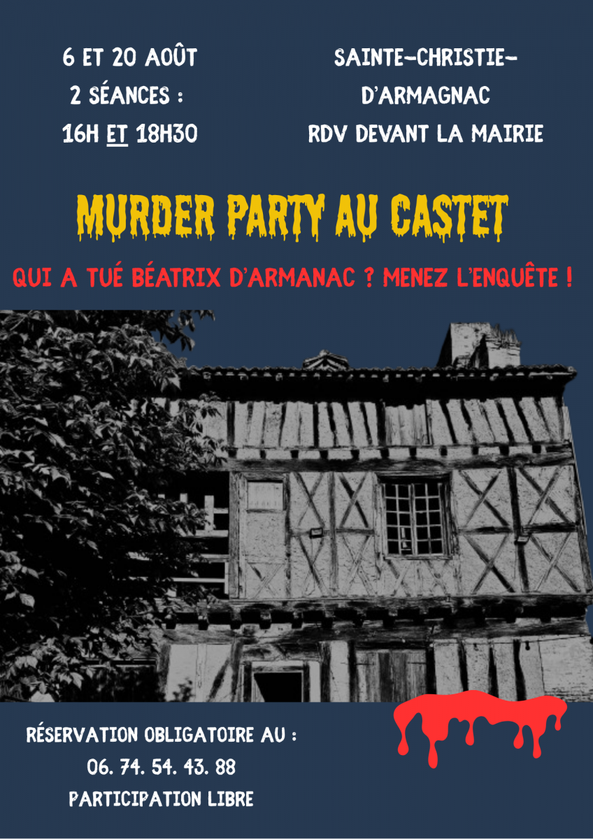 Murder Party au Castet