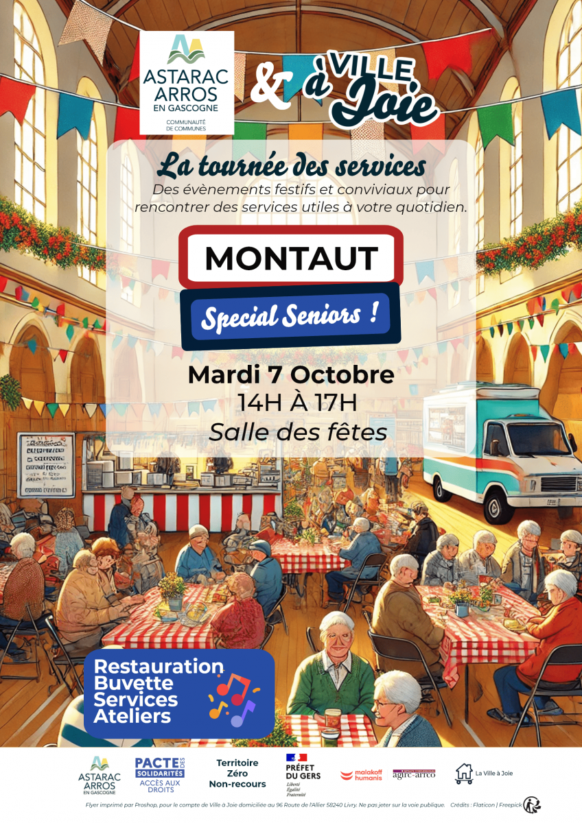 SEMAINE BLEUE - Séniors, venez à Montaut !