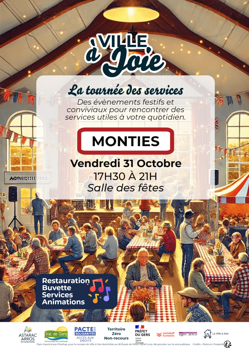 Ville à Joie à Monties