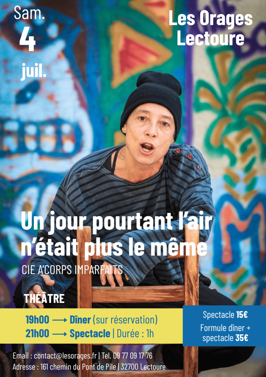 Théâtre en plein air - Un jour pourtant l'air  ...