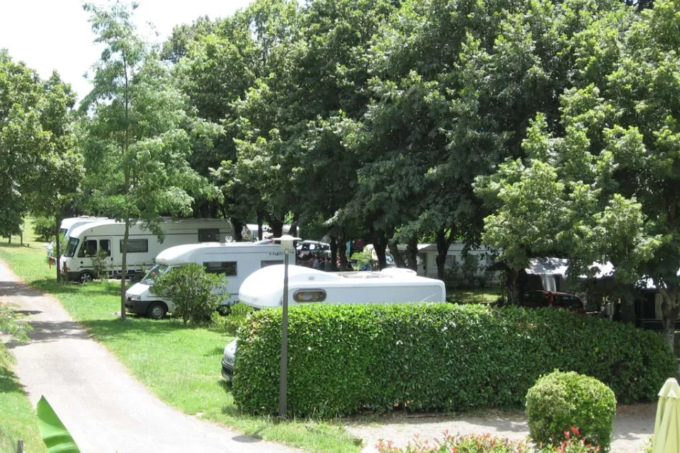 Campsite of Lake Marciac
