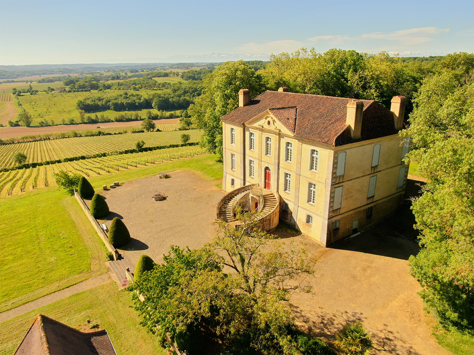 La chambre du Château de Viella