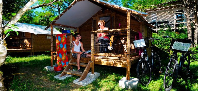 Campsite of Lake Marciac