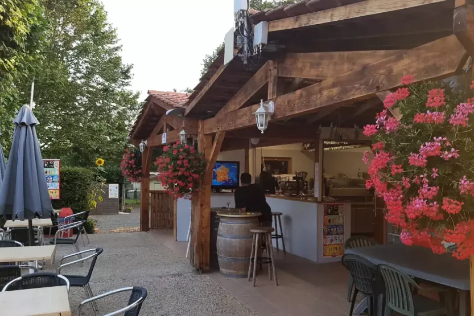 Restaurant of Campsite of Lake Marciac