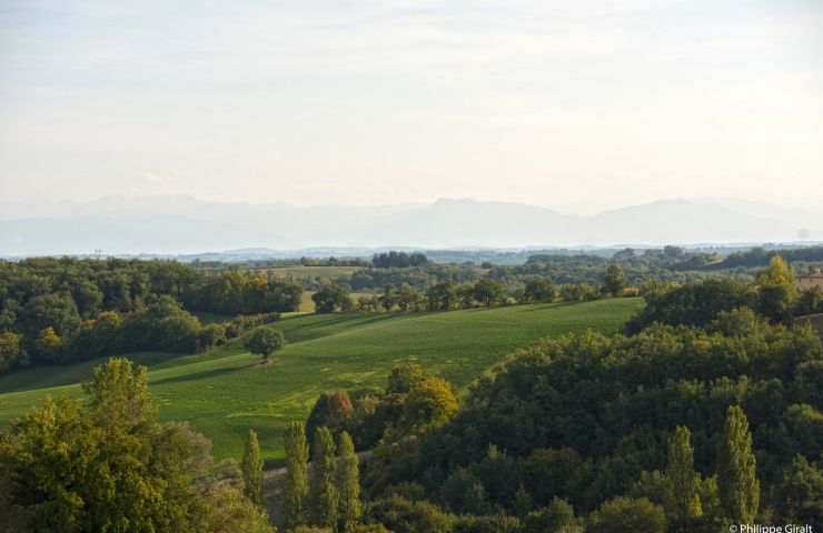 Lac d'Astarac et ses coteaux
