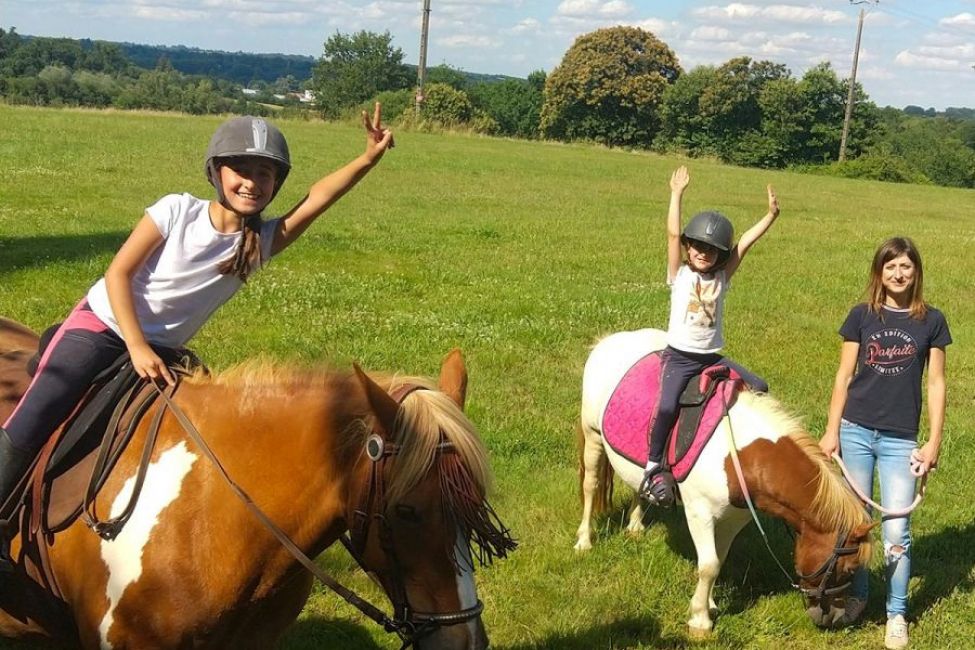 Lou Petit Trott à cheval