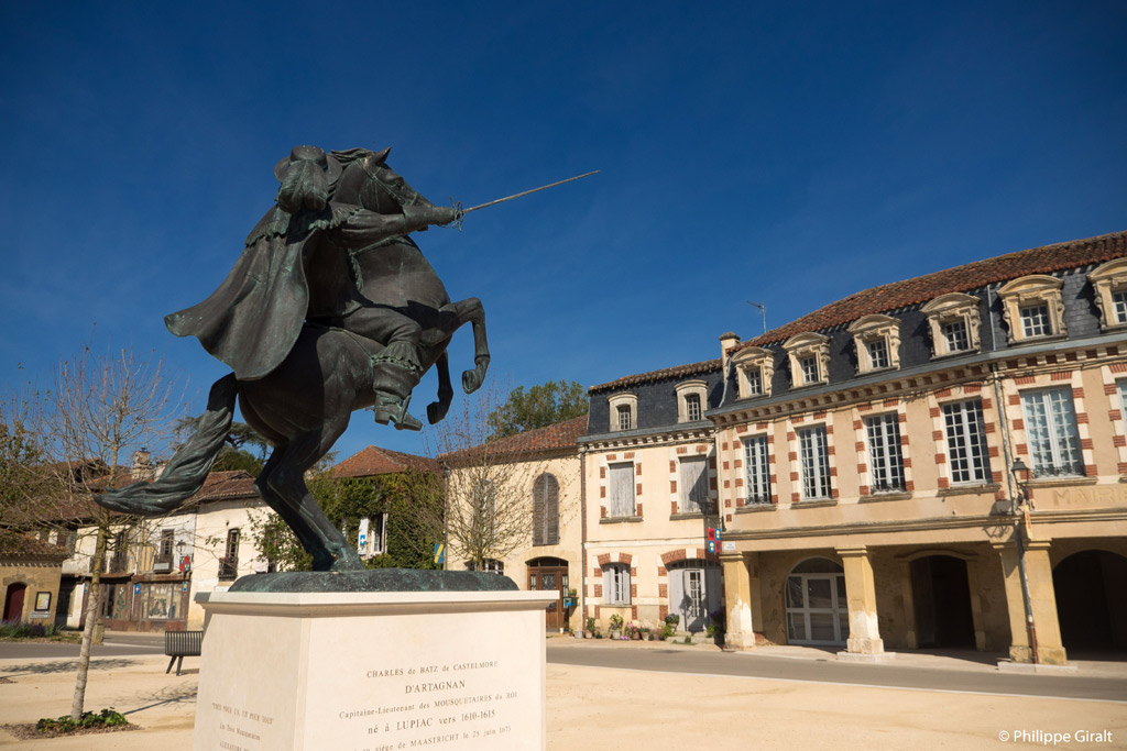 Lupiac, la ville de d'Artagnan