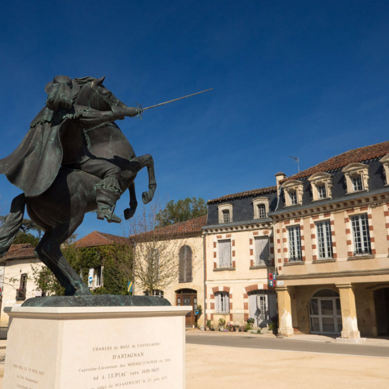Lupiac, la ville de d'Artagnan