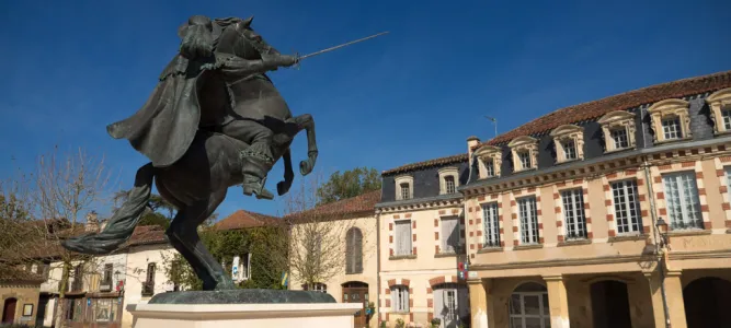 Lupiac, la ville de d'Artagnan
