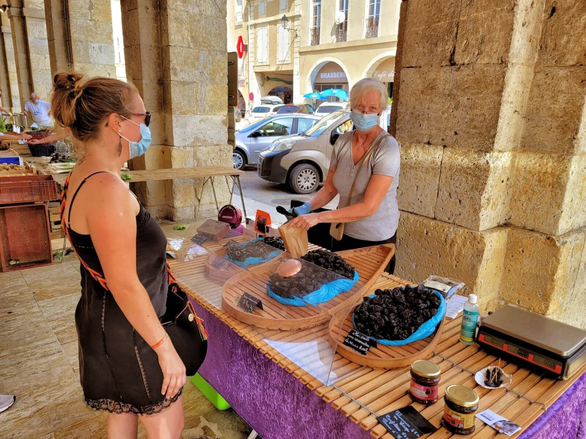 Le marché traditionnel de Fleurance