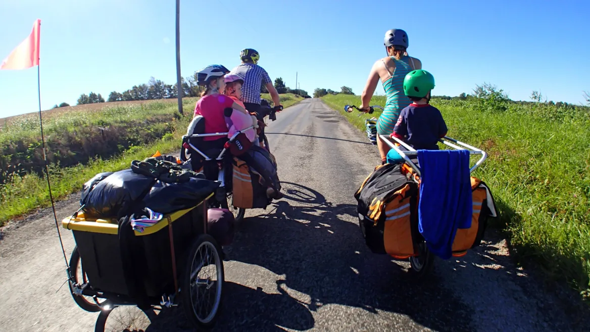 vélo en famille