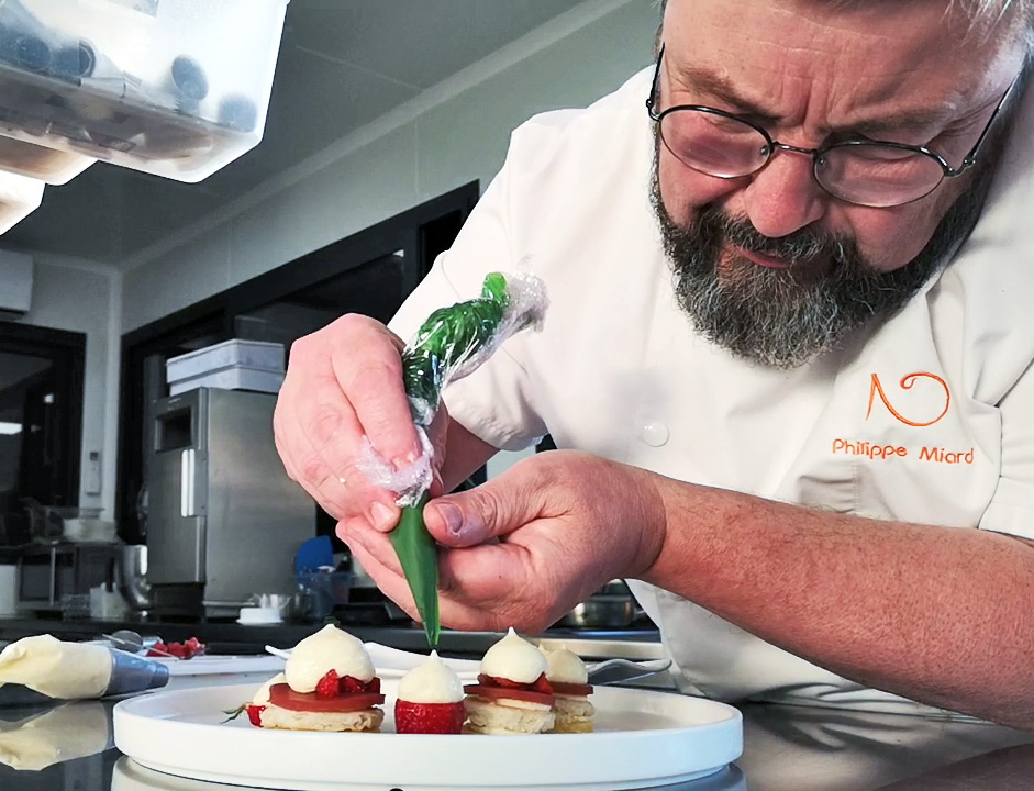 Chef Phillipe Miard, restaurant domaine de nazere