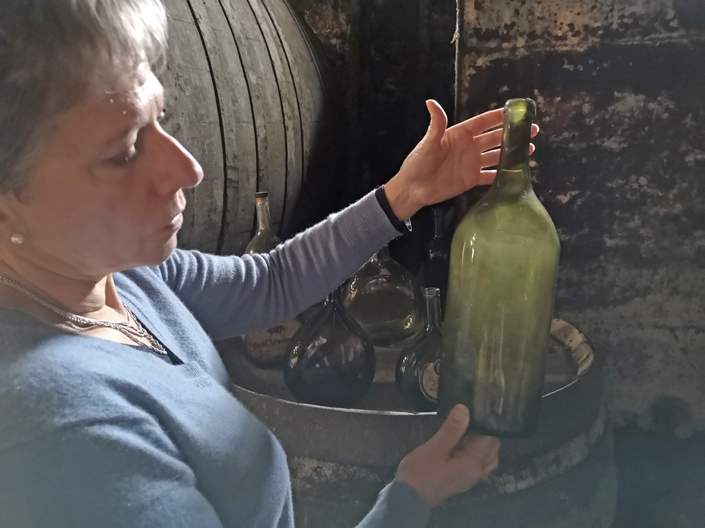 Armagnac bottles
