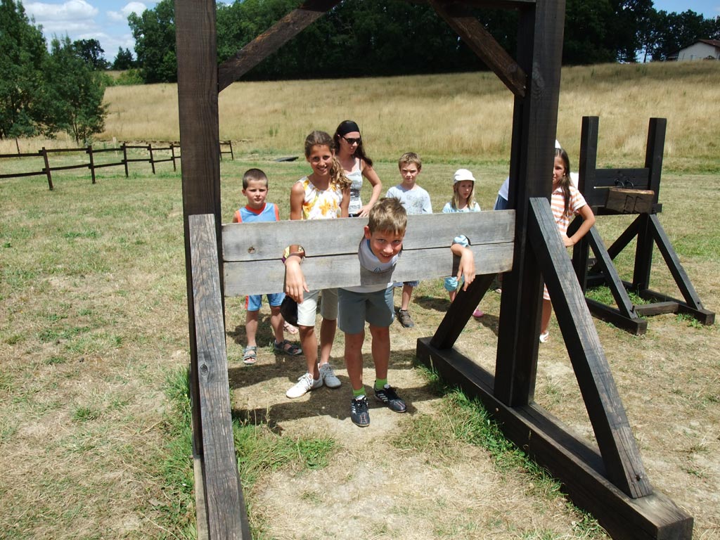 Medieval siege camp