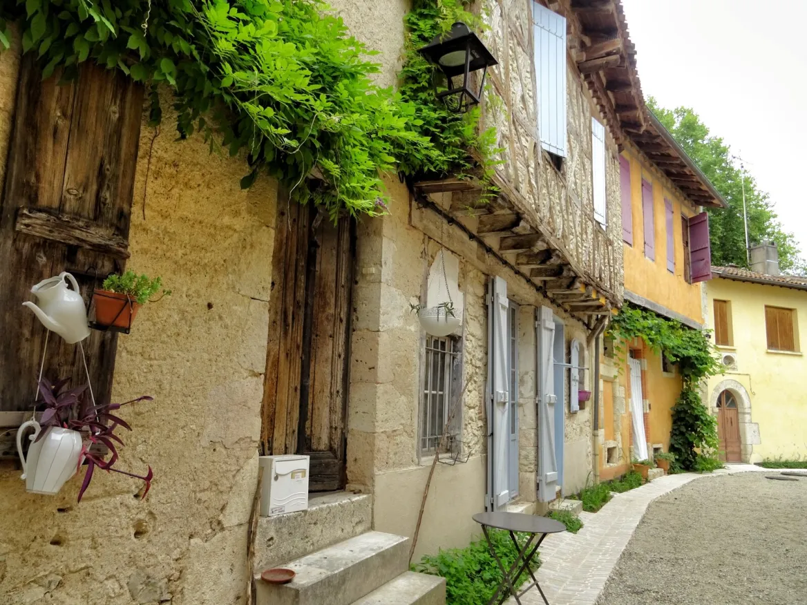 The medieval houses