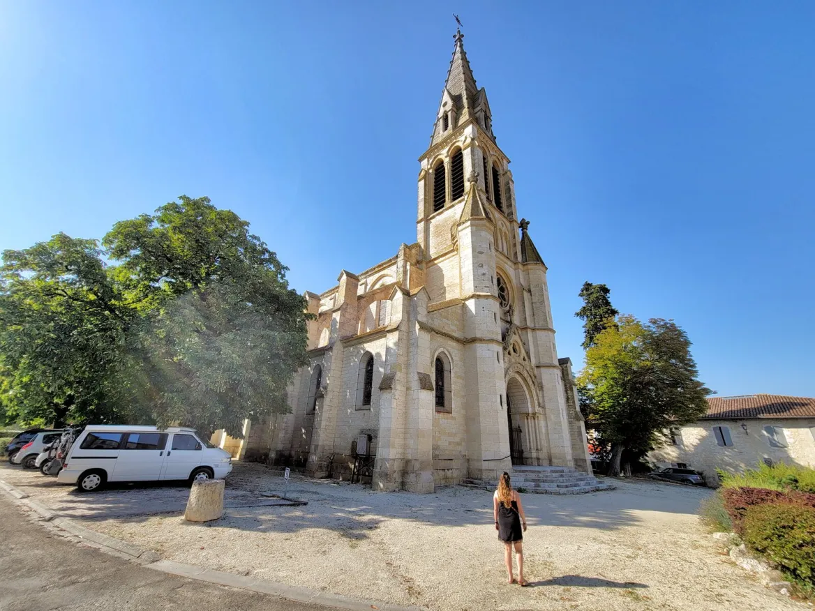 L’église actuelle de Saint-Clar de Lomagne