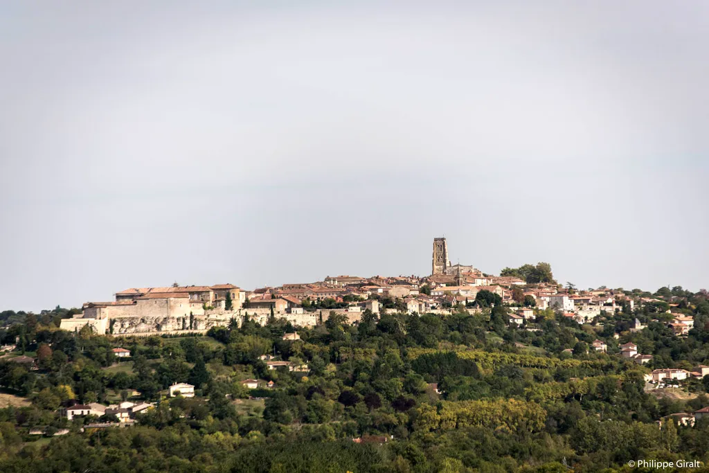 The beautiful village of Lectoure