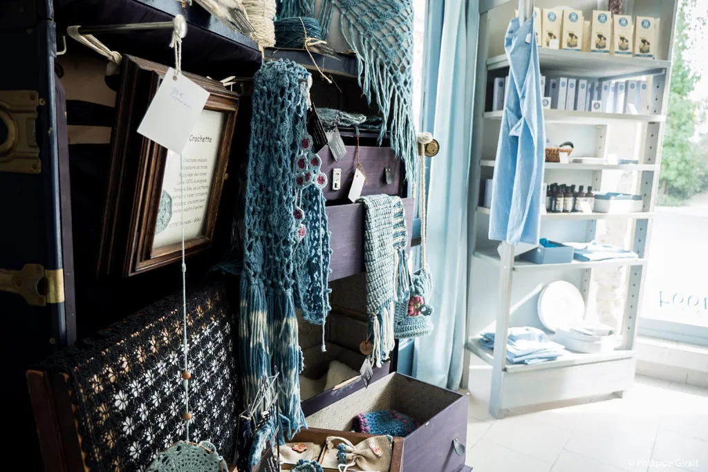 blue pastels from Lectoure
