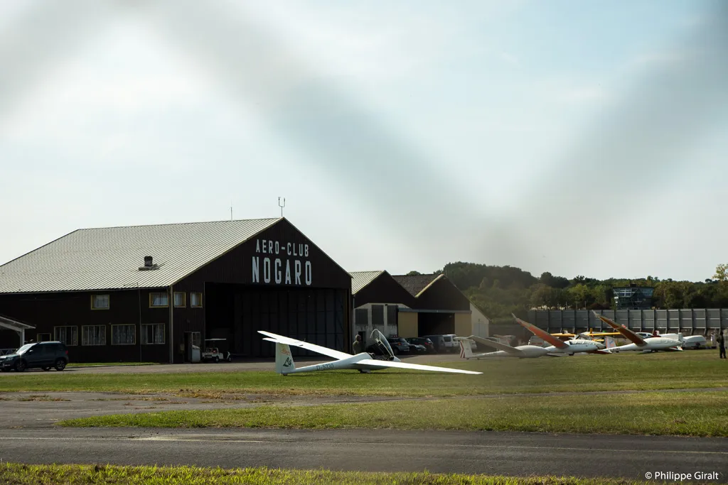Baptême de planeur à Nogaro