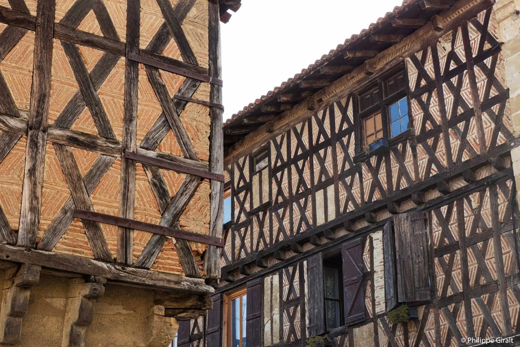 Les maisons à colombage de Masseube